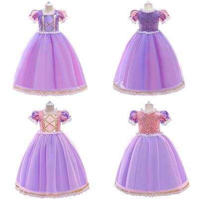 Sofia Langhaar Prinzessinnenkleid für Mädchen - Halloween Frozen Thema