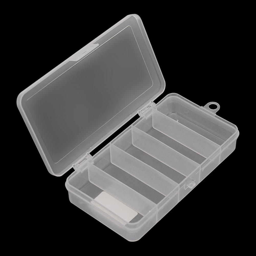 5 Compartment Fishing Lure Bait Box Portable Fishing Tackle Storage Box Multi-function Fish Lure Tackle Box for Outdoor Fishing China Mainland