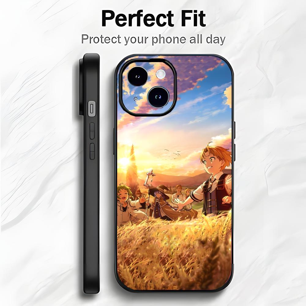 Fantasy Japanese Anime M-Mushoku Tensei Phone Case Phone Case Soft Packaging Lightweight For iPhone17 16 15 14 13ProMax