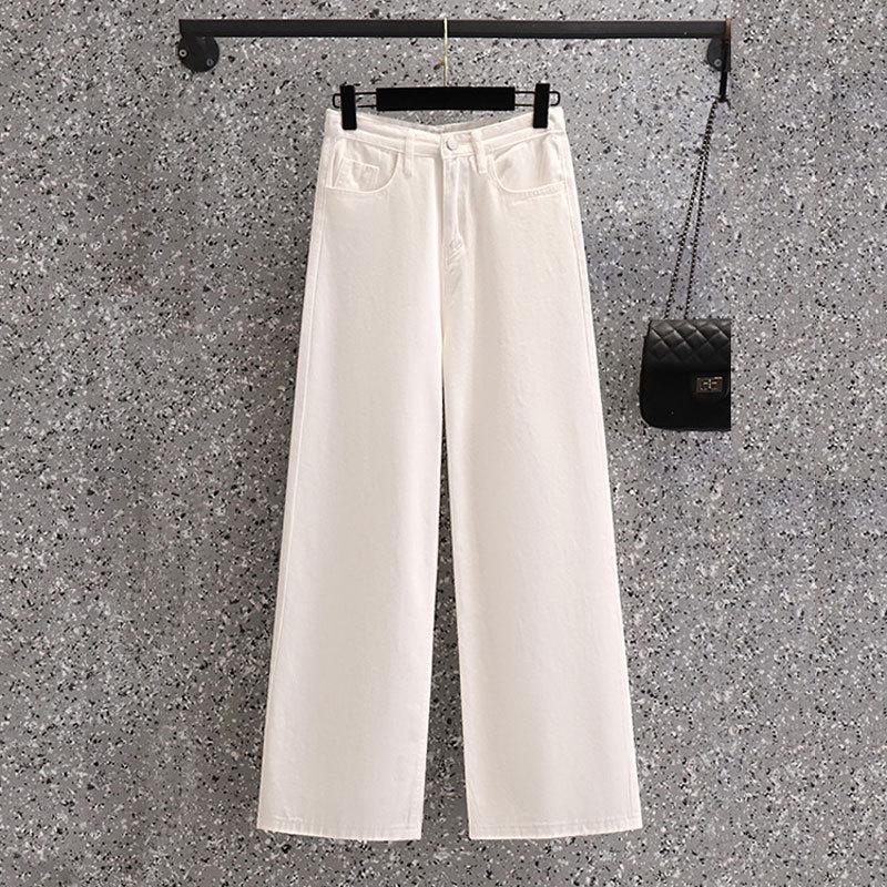 

Женские джинсы с высокой талией и широкими штанинами в стиле ретро — осень 2022 г. M