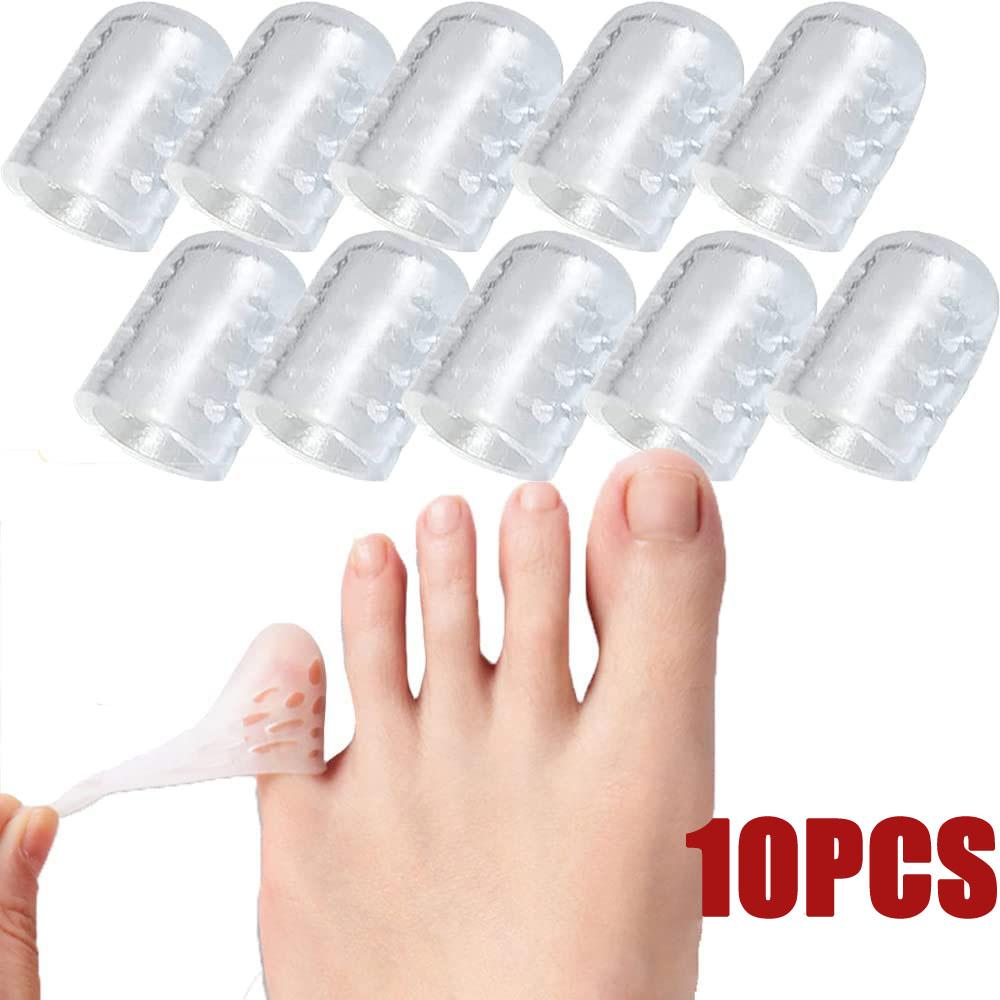 3-10PCs Toe Protector Soft Silicone Breathable Foot Corns Blisters Toe Cap Cover Foot Care Tool Anti-Friction Toe Separators