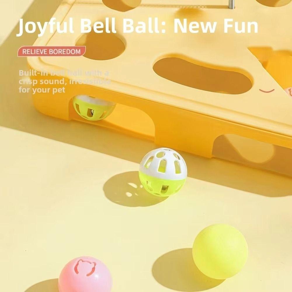 with Ball Cat Teasing Box with Feather Cat Exercise Toy Cat Puzzle Box  Pet Entertainment Supplies