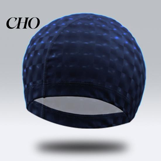 Stretchable Swim Cap Adults Water Resistant Cap, Short Long Hair Swimming Hat, Non-slip No Tight Men Women Bathing for Pool, Beach, Lake