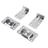 Stainless steel removable table bracket set, 2 wall brackets and 2 table brackets, support