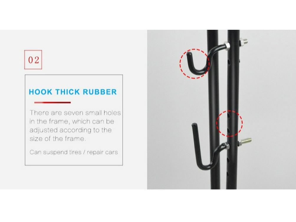3-in-1 Vertical L-Shaped Bike Rack & Stand for Display and Repair