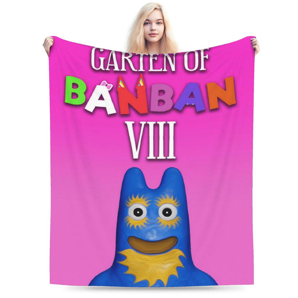 Garten of Banban Lustige Spiele Decken Leicht Dünn Flanell Neuheit Geschenk Überwurfdecken Tagesdecke