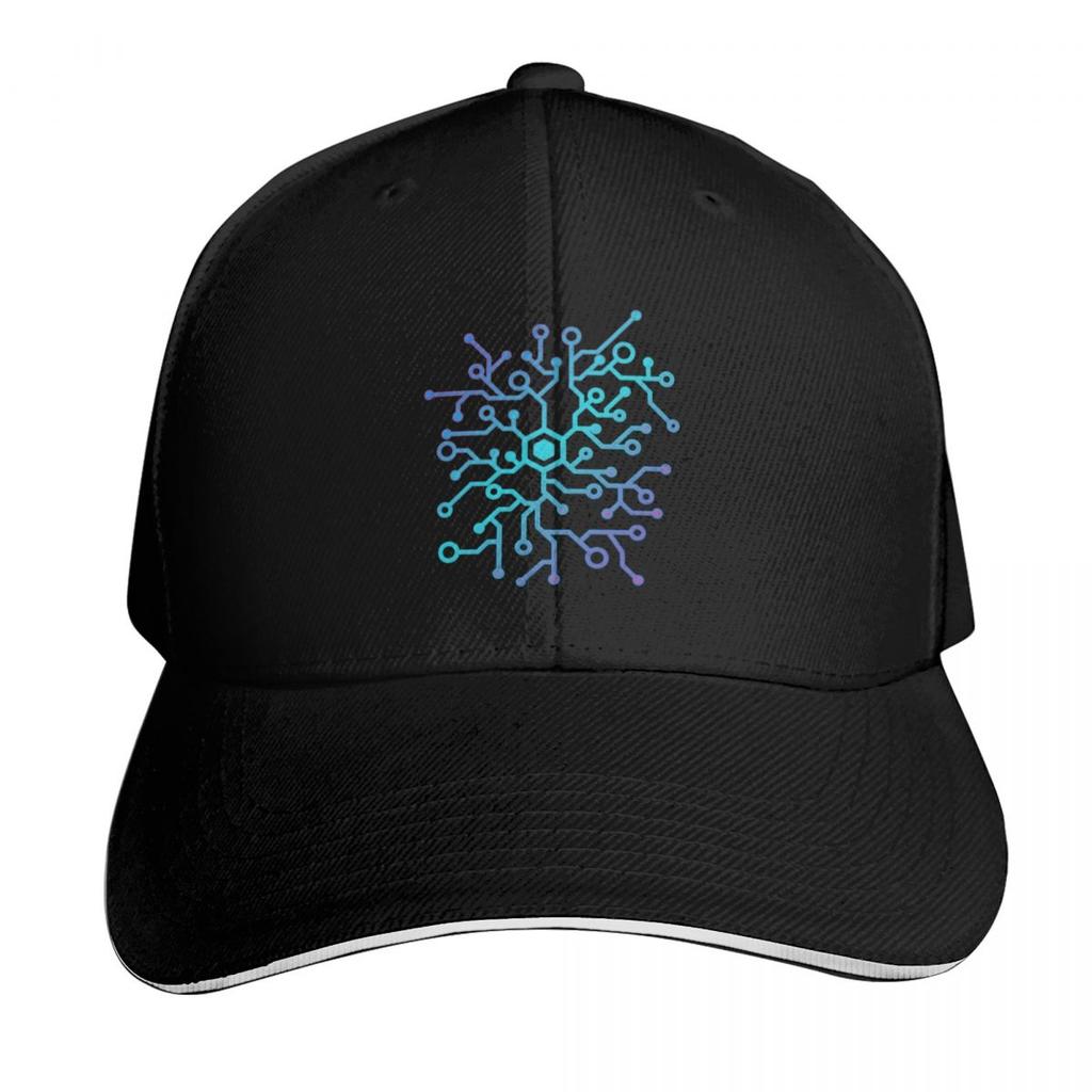 Ingress Prime Links Hack On Deep Blue Edition Modern Pattern Baseball Cap custom caps Rugby Fashion Beach hard hat Women Unisexs