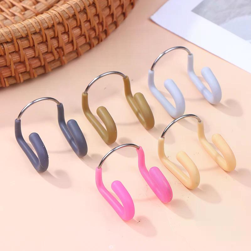 Équipement de plongée Clip-nez en silicone souple durable avec fil d'acier pour la natation, la plongée, les sports nautiques, accessoires de natation