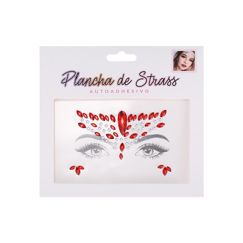 Waterproof Long-lasting Unisex Diamond Forehead Sticker for Halloween & Festivals