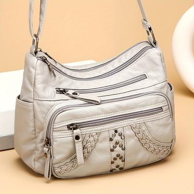 Fashion All-Match Slant Crossbody Bag Women'S Bag Backpack Travel Casual Small Shoulder Bags