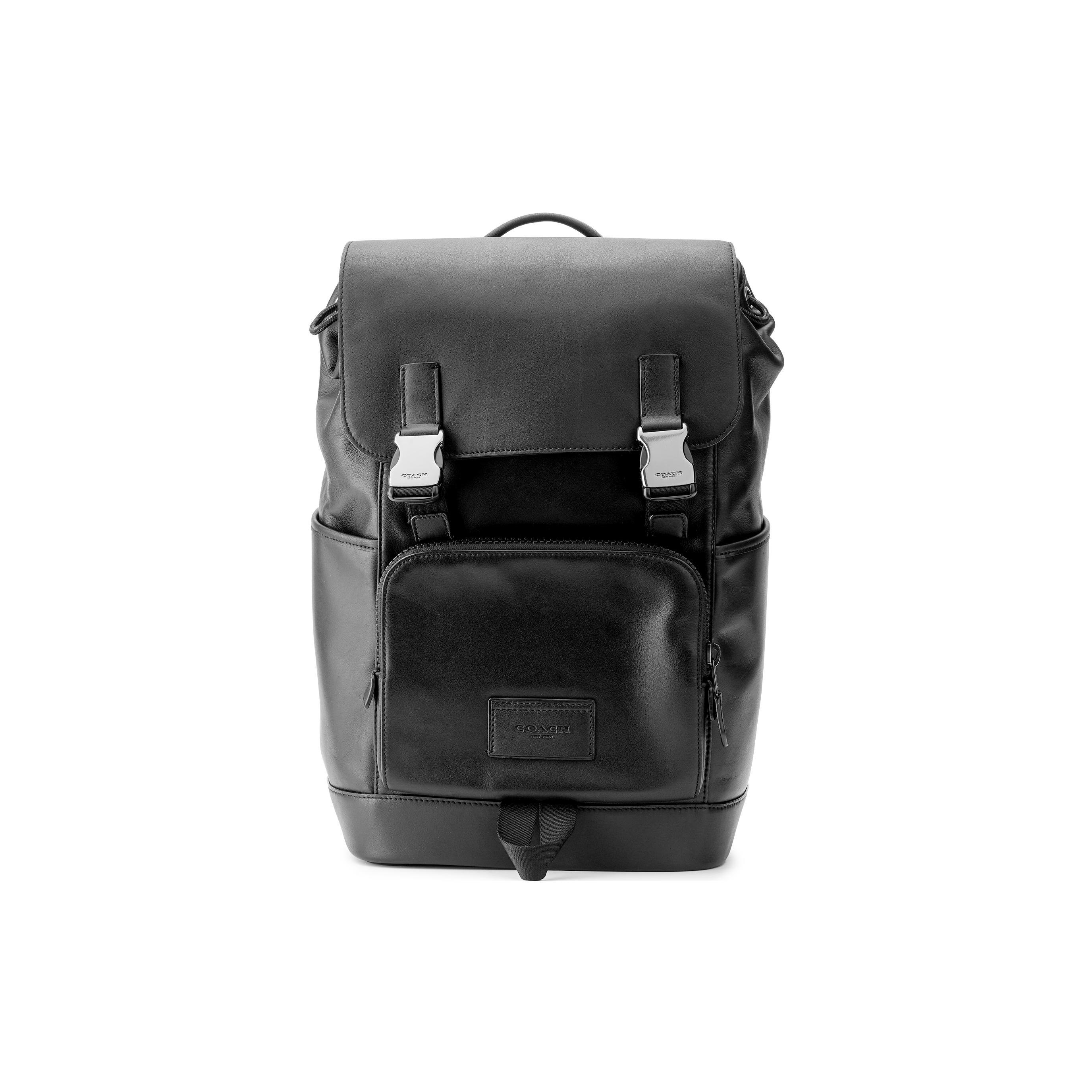 

Новый кожаный рюкзак COACH Track большой мужской черный C2710-QBBK 26.9*15.0*41.7CM