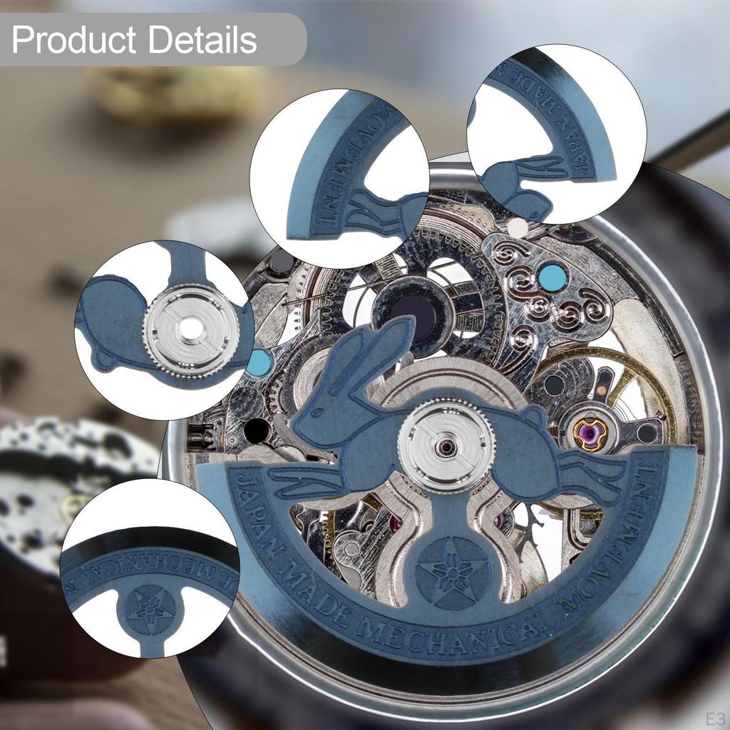 Zajíčkový strojek hodinek Rotor Automatický Začátečník pro Mechanické hodinky Dospělí Opravování