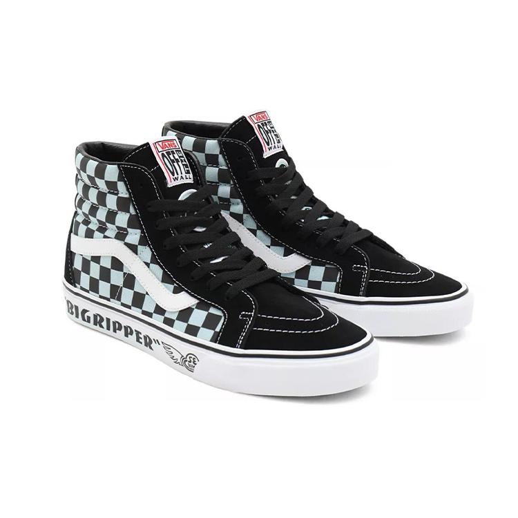 Sk8 Se Bikes x Sk8 Vans-Hi Reissue 'Big Ripper - Black Reflective Checkerboard' VN0A4BV8A0E