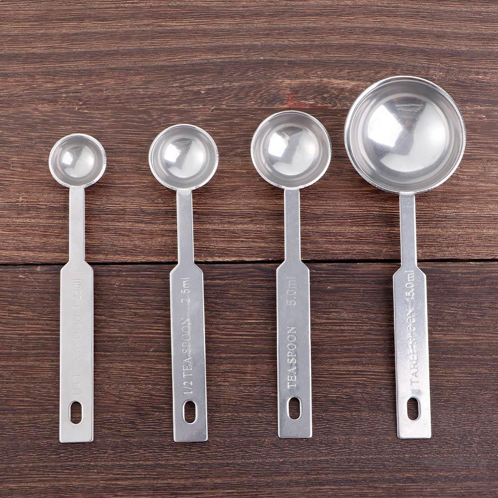 Steel Accurate For Measure Cooking Baking Cooking Tablespoon Coffee Scoop Teaspoon Measuring Spoons