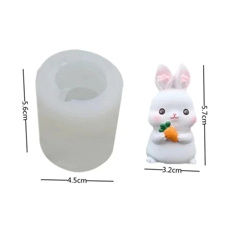 New 3D Cartoon Lamb Silicone Mold Easter Sheep Shaped Candle Molds DIY Plaster Chocolate Cake Decoration Mould Baking Tools