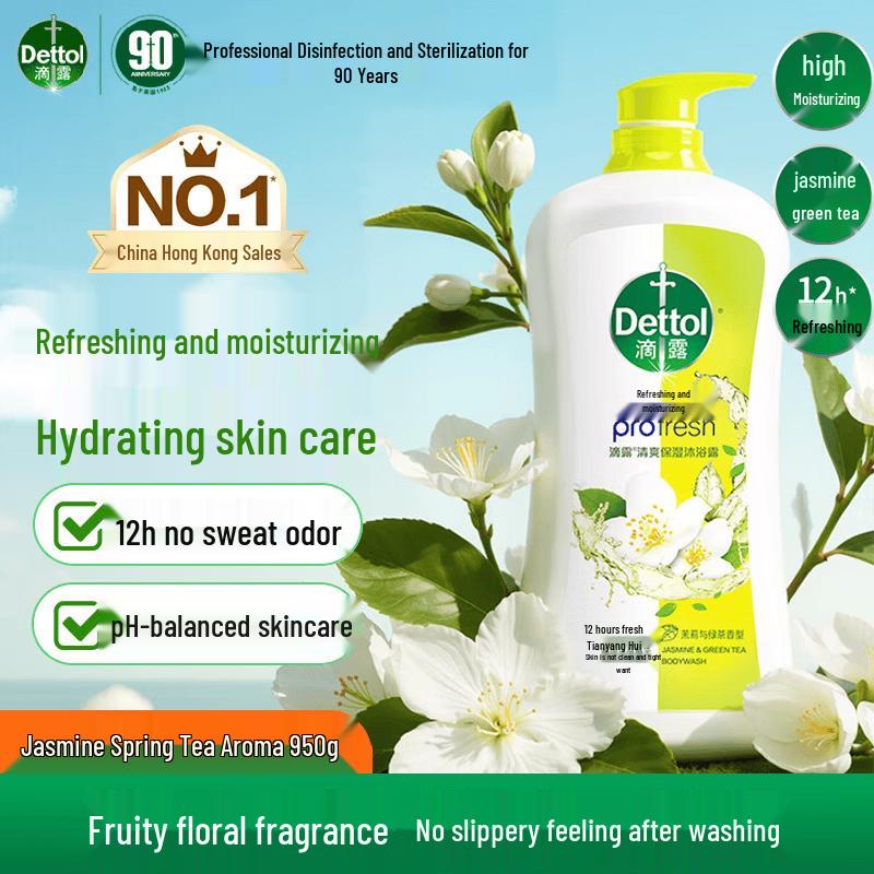 

Dettol High Moisturizing Shower Gel - Jasmine Green Tea 950g