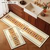 Kitchen Carpet PVC Waterproof Leather Floor Mat Colorful Fish Pattern Rug Oil-proof Non-slip Long Carpets Home Decoration Rugs