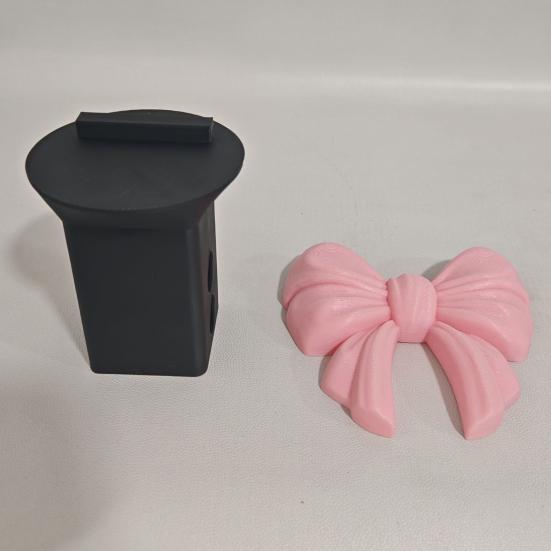 Easy To Clean Easy Snap-On Trailer Hitch Cover PLA Black 1 Pc