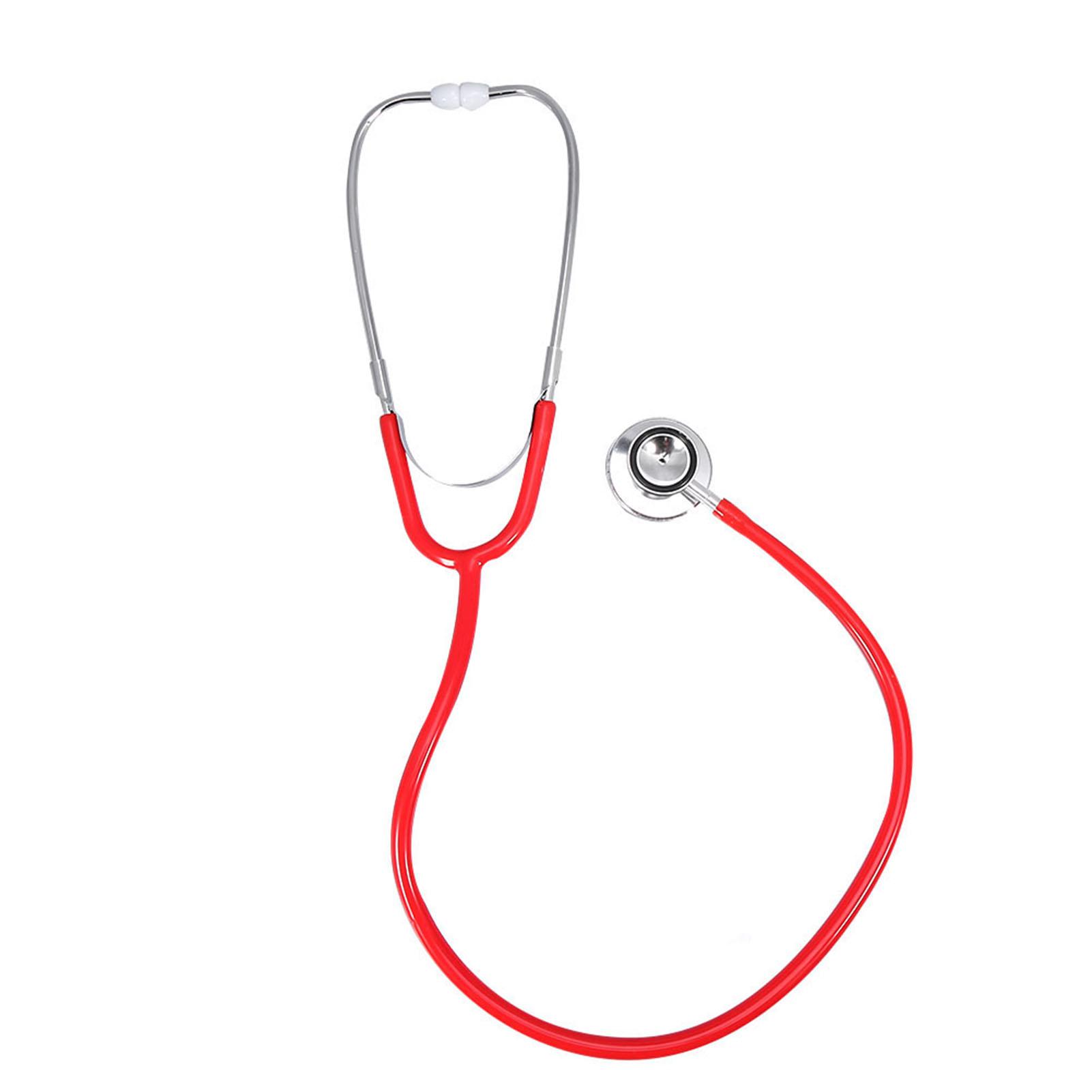 Multifunkčný dvojitý stetoskop s dvoma hlavami Estetoscopio Medical Health Care Tool Red red