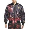 Jordan Locker Lässiger Print Langarm Jacke Herren Oberbekleidung Schwarz DC9655-010