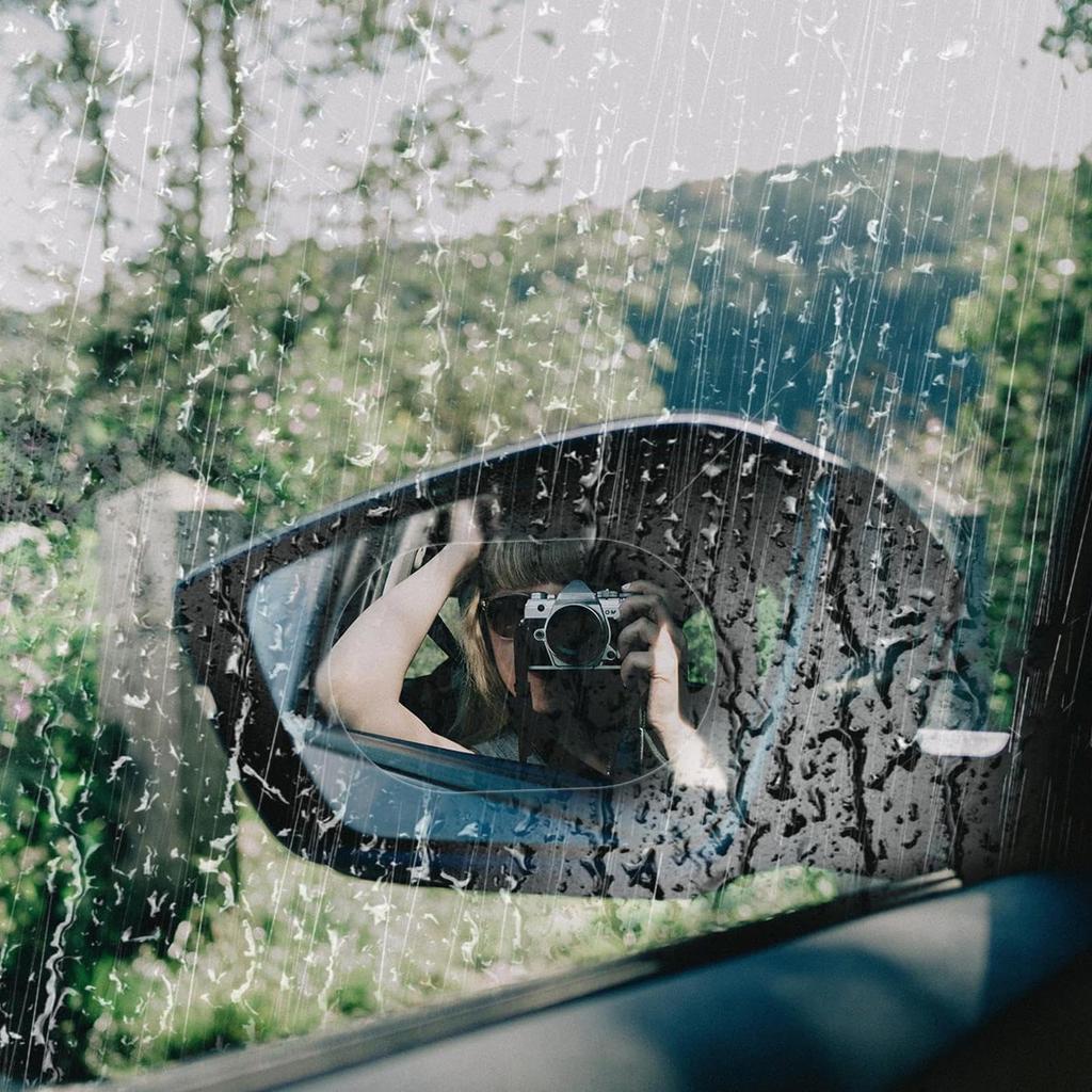 Anti-Fog Film, Side Mirror Film | 2 X Car Rearview Mirror Rainproof Film Rainproof