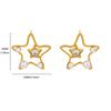 Creative, Simple and Fashionable Five-pointed Star Earrings, Women's Sweet and Cool Temperament, Versatile Earrings.