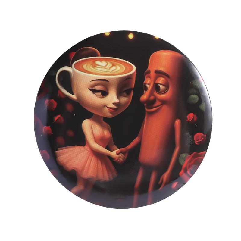 

Tung Tung Tung Sahur Tinplate Pins Funny Wooden Character Cartoon Drum Wake-Up Call Brooch Lapel Badge Jewelry Gifts for Friends