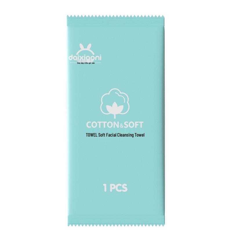 Toalla Facial de Algodón Portátil - Empaquetada Individualmente de Un Solo Uso para Hotel, B&B y Viajes