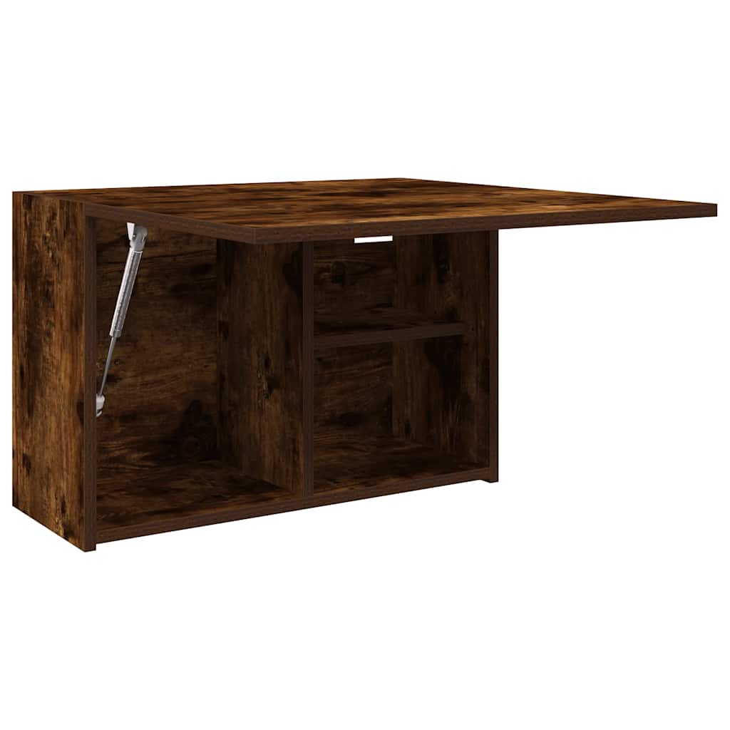 Bathroom Wall Cabinet Smoked Oak 60x25x40 cm Wood Based Panel