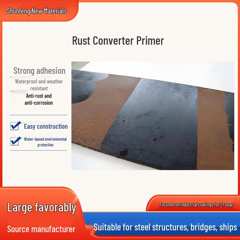 Rust Converter Primer: Water-Based Anti-Corrosion Agent for Metal and Steel Renovation