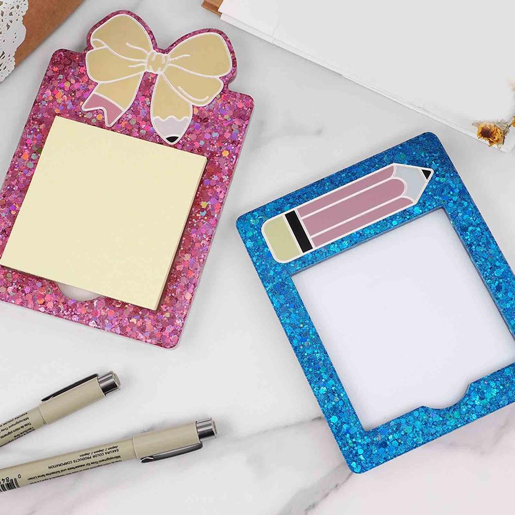 Silicone Resin Craft Moulds Sticky Note Shape Resin Frames Moulds Silicone Molds Present for Crafting Enthusiasts