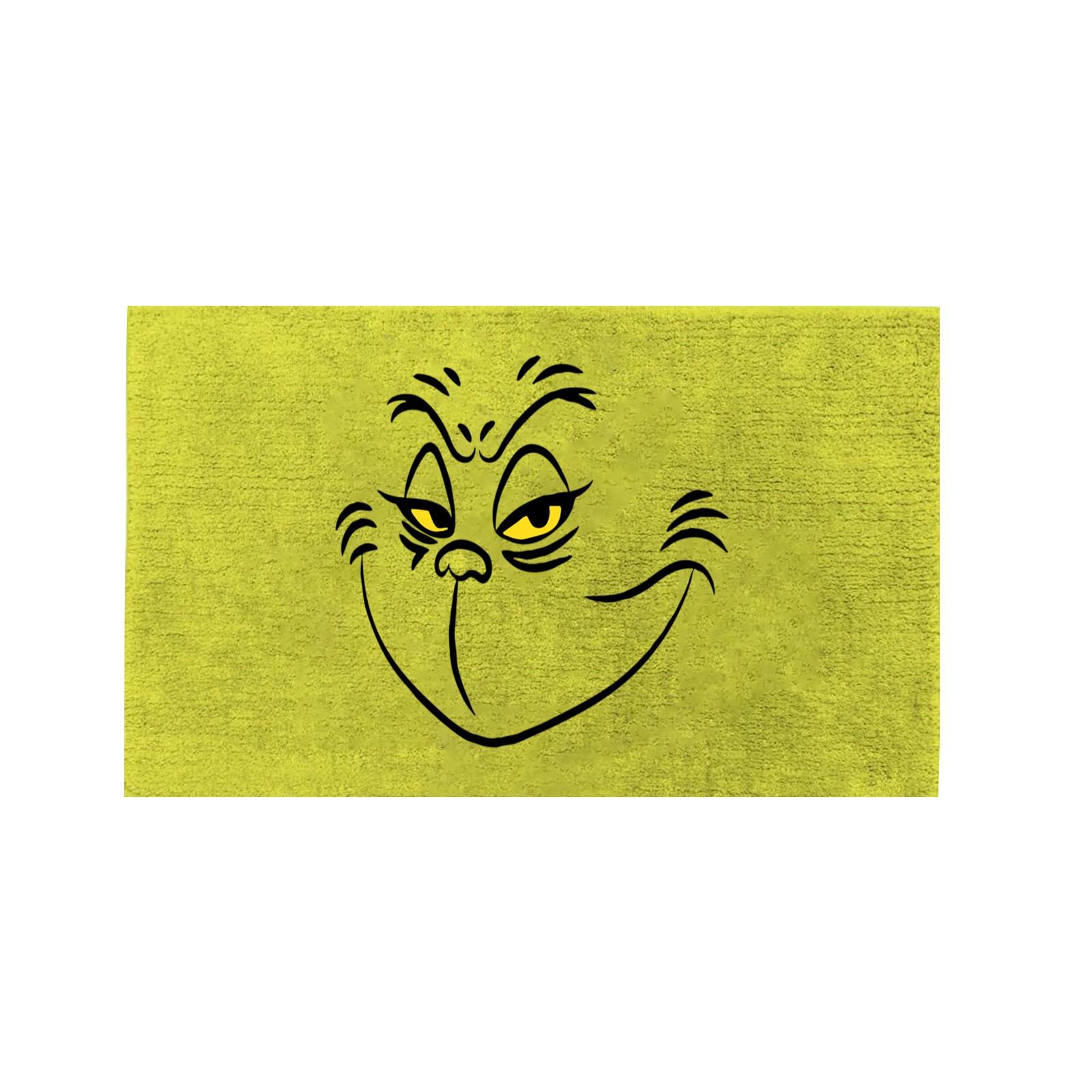 

Рождественский приветственный коврик Рождественский коврик Нескользящий и моющийся Придверный коврик Украшение Коврик для двери Входные коврики One Size