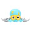 Octopus Water Play Bath Toy For Babies And Toddlers Swimming And Crawling Purple Blue Plastic