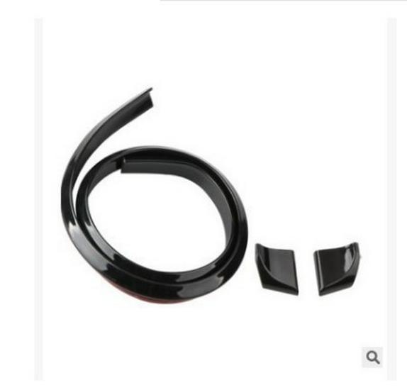 Universal Car Modification gummihalevinge i Large, Small og Carbon Fiber alternativer med trykkvinge og gummistrimmel.