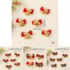 Christmas Mini Butterfly Bell Pendant Set Holiday Decoration Props For Holiday Home Decor