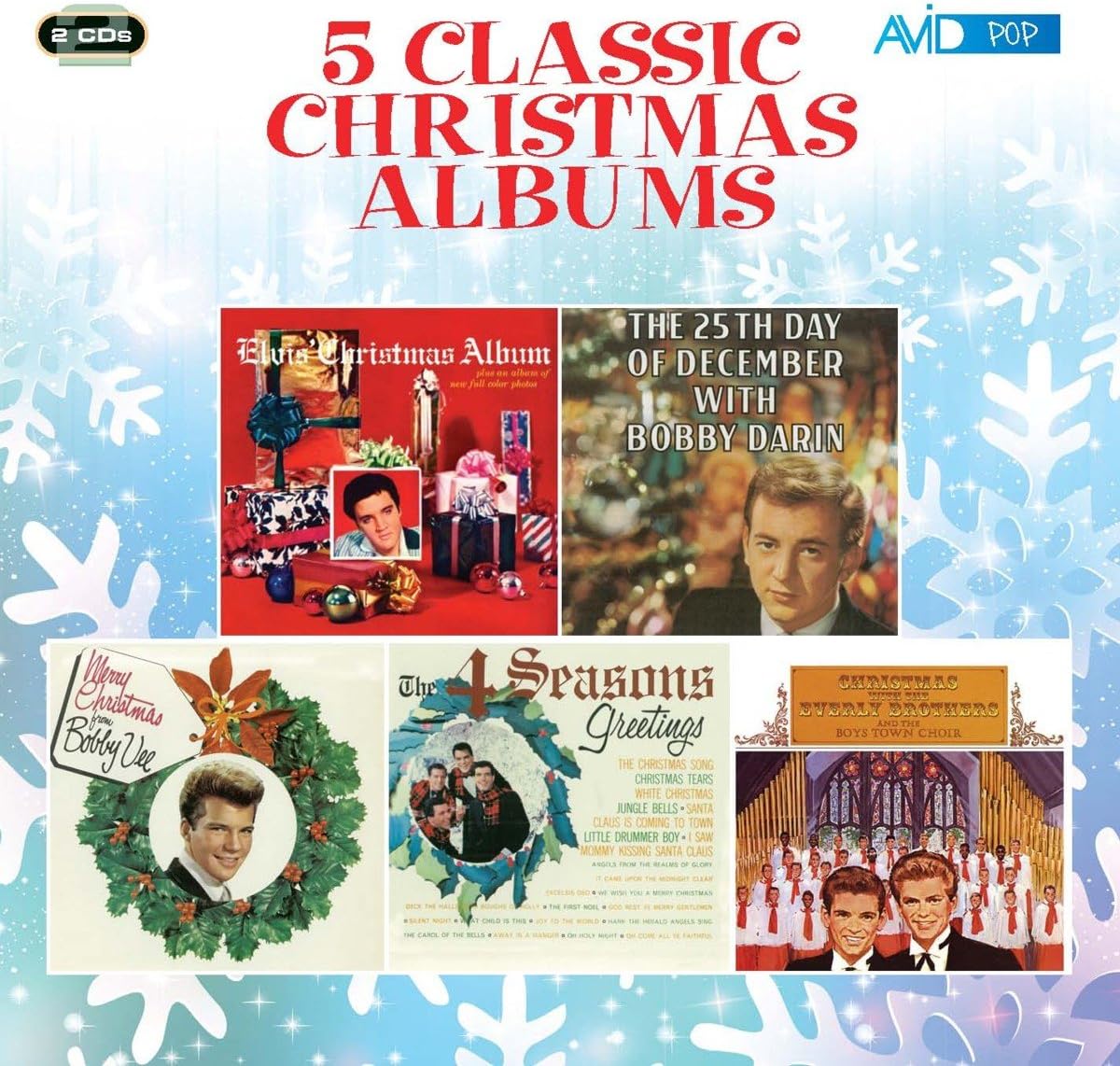 CD VARIOUS Five Classic Christmas Albums AMSC1218 UK Pop Used