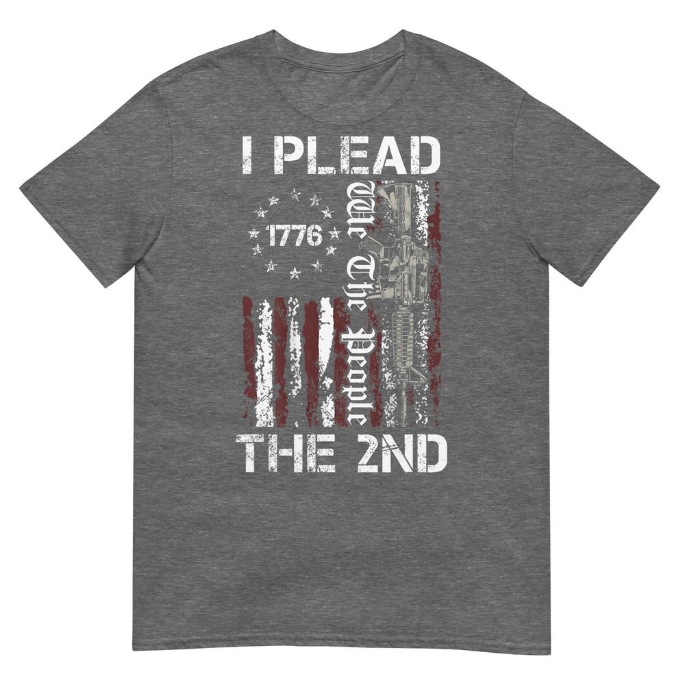I Plead The 2nd Aunisexdunisext We The People Usa Ar15 Pro Gun Tshirt