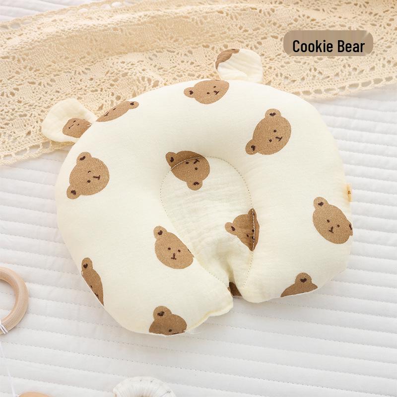 Class A Cotton U-Shaped Rabbit Ear Baby Pillow - Washable, Anti-Startle & Soothing Shaping Pillow