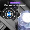 2PCS Car Coaster For 1 3 5 7 Series E40 E60 E70 F40 F48 E90 G20 G30 X1X2 X3 X5X6X7 Water Cup Bottle Holder Mat Anti-Slip Pad