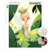 Pictură cu perle Tinkerbell DIY Artă cu perle Kit de pictură cu perle Pictură murală Artă cu perle Potrivit pentru Decorarea casei și a biroului Cadouri realizate manual