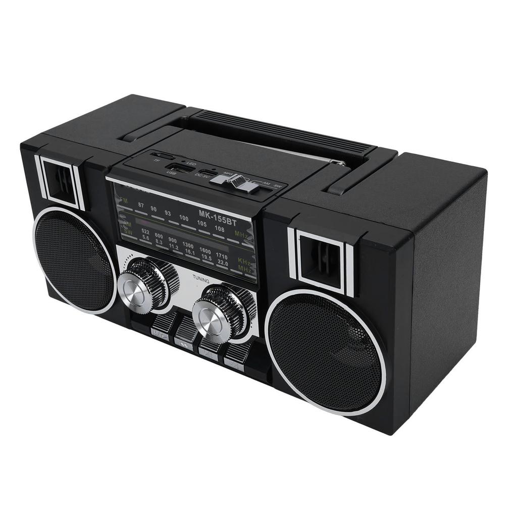 Portable FM AM SW Radio Full Band Clear Sound Quality Radio with RGB   Speaker for Garden   Bathroom