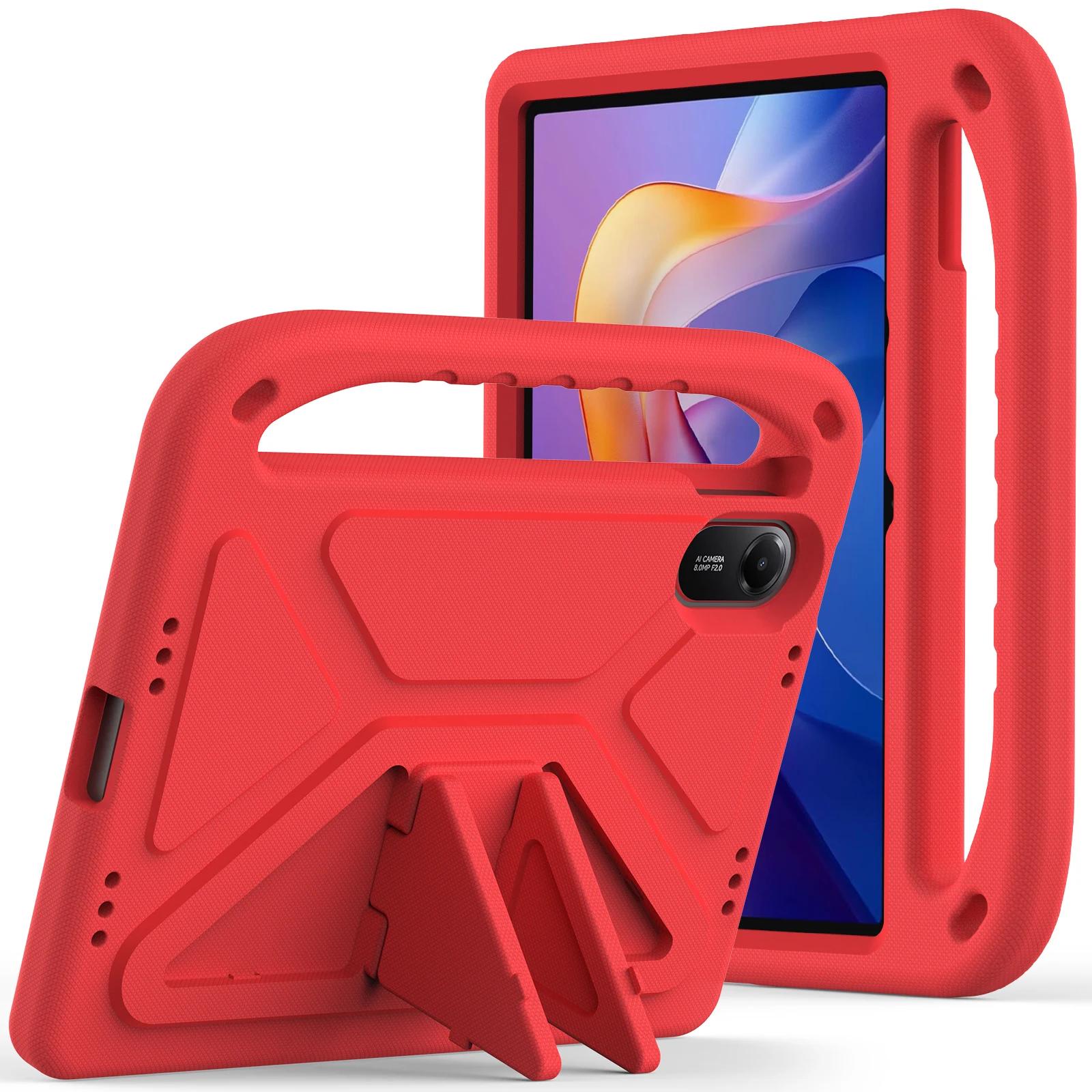

Kids EVA Case for Redmi Pad 2 11 inch 11 Friendly EVA Shockproof Tablet Cover Built-in Kickstand with Handle Redmi Pad2 11 2025 красный