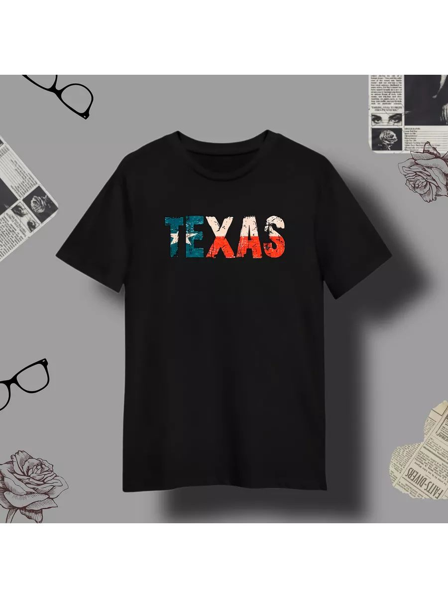 T-shirt with inscription Texas 3XL