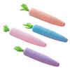 Rope Carrot Cat Toy Interactive Cat Chew Toy Carrot Shape Cat Rope Toy Kitten Teething Toy for Indoor Cats Biting Chewing Keeping