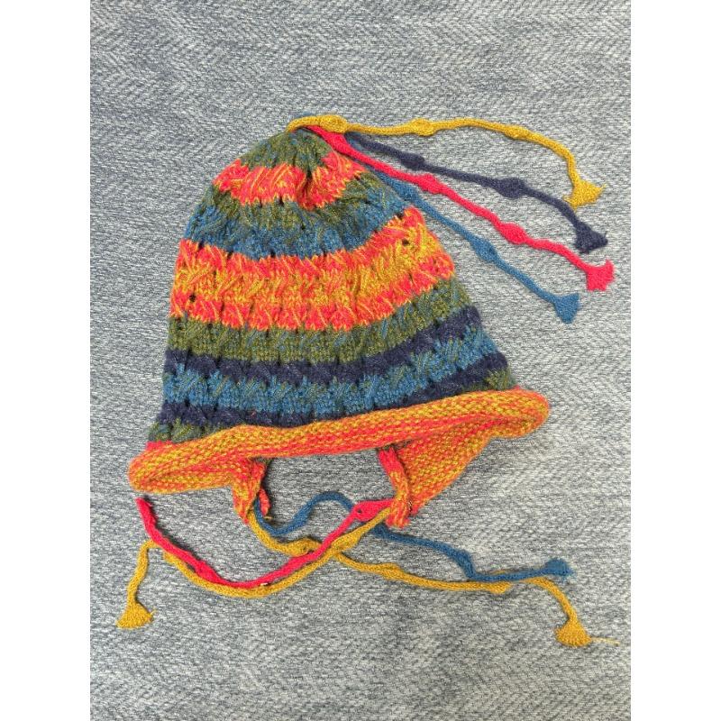 

Нишевая цветная дофаминовая зимняя шапка женская теплая шапка-пуловер с бахромой модная вязаная шапка шерстяная шапка шапка для складывания One Size