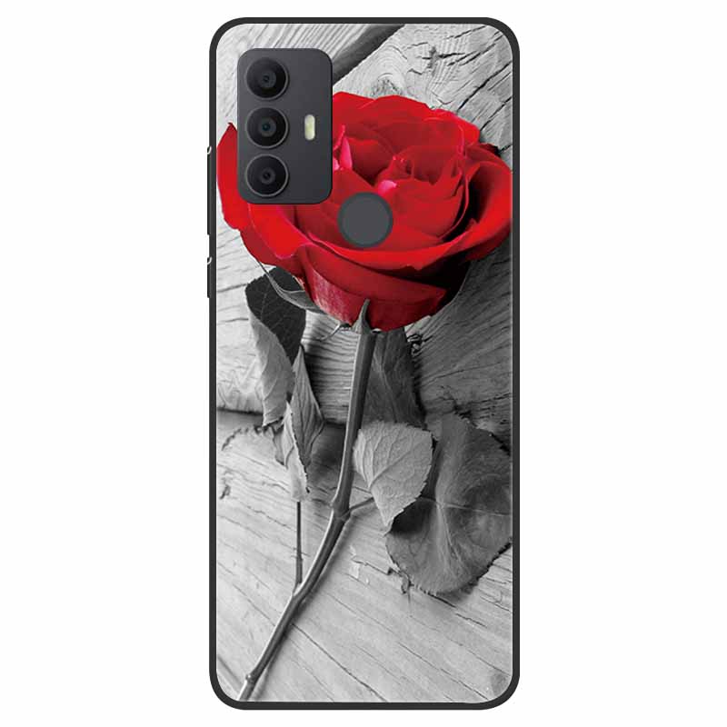 For TCL 30 SE Case 305 306 Soft Silicone Cool Cartoon coque For TCL 306 305 Back Cover Para TCL 30SE Cases Fashion TPU Fundas