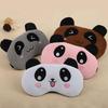 Korean Cute Cartoon Dual-Use Ice Pack Eye Mask - Hot & Cold Compress for Eye Fatigue Relief & Light Blocking.