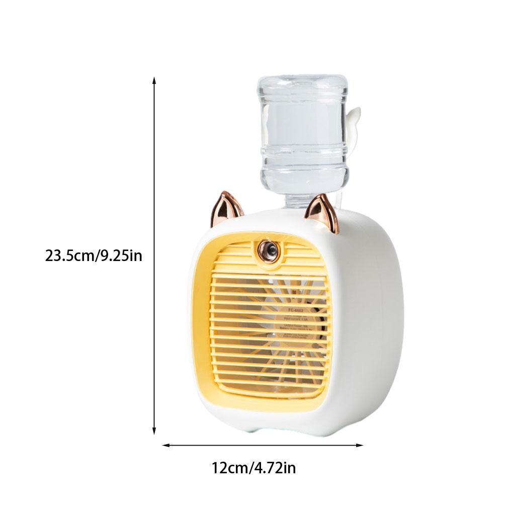 3 Modes Adjustable USB Mini Fan Hiking Camping Summer Rechargeable Natural Wind Cooling Fans Cooler Outdoor Equipment