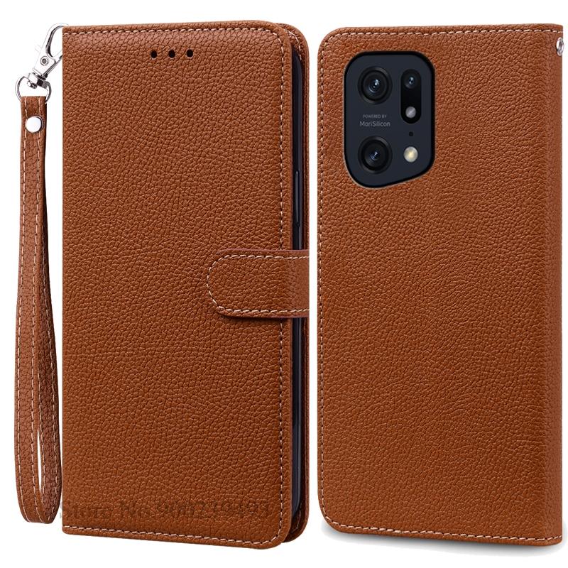 Pouzdro Find X5 X 5 Pro Pro OPPO Find X5 Pouzdro Silikonové Luxusní Kožené Peněženkové Pouzdro Pro OPPO Find X5 Pro Kryt Flip Coque Funda Skořepina