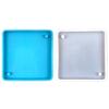 Resin Molds Square Silicone Pendant Jewelry Casting Molds with Two Hanging Hole